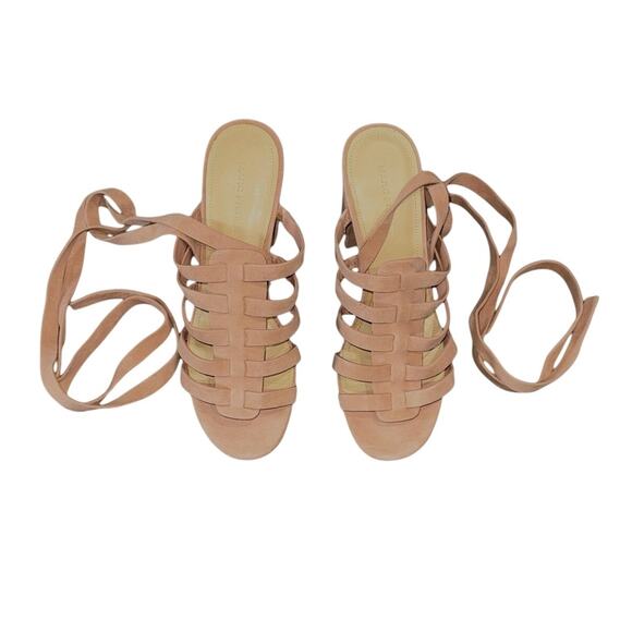 New! Marc Fisher Suede Ankle Wrap Phoebe Sandals - Size 8 - Picture 10 of 10